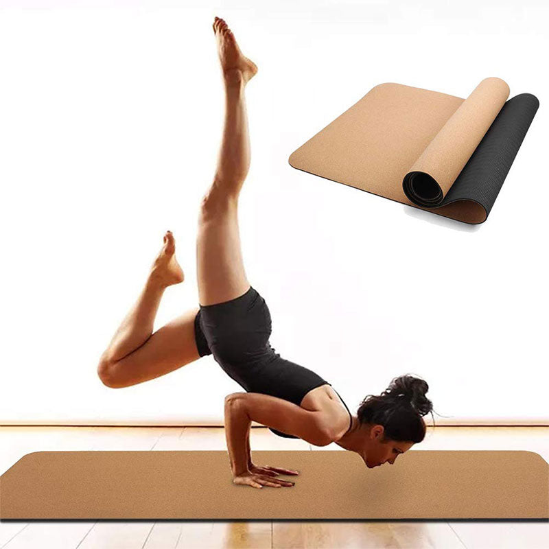 Cork Yoga Mat | Natural Rubber | Non-Slip | Eco-Friendly